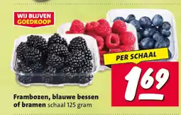 Nettorama Frambozen, blauwe bessen of bramen aanbieding