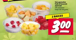 Nettorama Vers gesneden fruit of bavarois met fruit aanbieding