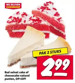 Nettorama Red velvet cake of cheesecake naturel punten aanbieding