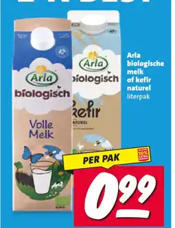 Nettorama Arla iologisch of kefir naturel aanbieding