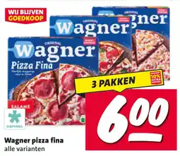 Nettorama Wagner pizza fina aanbieding