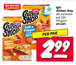 Nettorama Iglo chicken shop aanbieding