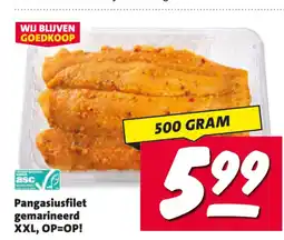 Nettorama Pangasiusfilet gemarineerd aanbieding