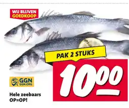 Nettorama Hele zeebaars aanbieding