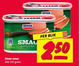 Nettorama Unox smac aanbieding