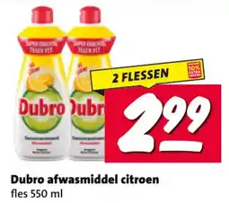 Nettorama Dubro afwasmiddel citroen aanbieding