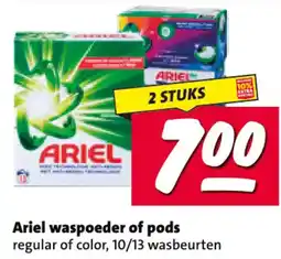Nettorama Ariel waspoeder of pods aanbieding
