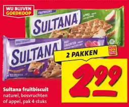 Nettorama Sultana fruitbiscuit aanbieding