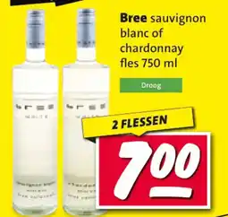 Nettorama Bree sauvignon blanc of chardonnay aanbieding