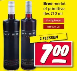 Nettorama Bree merlot of primitivo aanbieding