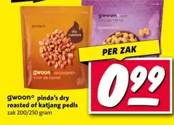 Nettorama gwoon pinda's dry roasted of katjang pedis aanbieding