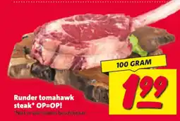 Nettorama Runder tomahawk steak aanbieding