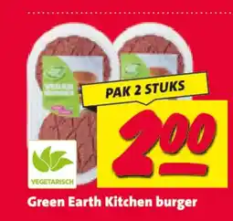 Nettorama Green Earth Kitchen burger aanbieding