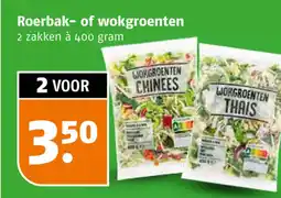 Poiesz Roerbak of wokgroenten aanbieding
