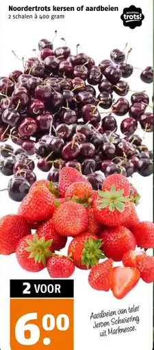 Poiesz Noordertrots kersen of aardbeien aanbieding