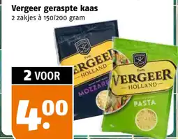 Poiesz Vergeer geraspte kaas aanbieding