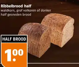 Poiesz Ribbelbrood half aanbieding