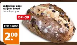 Poiesz Lodewijker appel rozijnen brood aanbieding