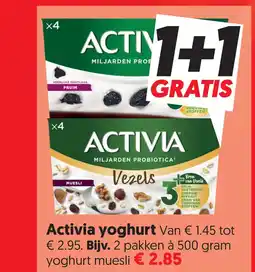 Dekamarkt Activia yoghurt aanbieding