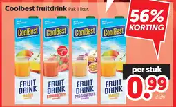 Dekamarkt Coolbest fruitdrink aanbieding