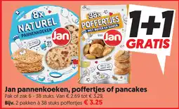 Dekamarkt Jan pannenkoeken, poffertjes of pancakes aanbieding