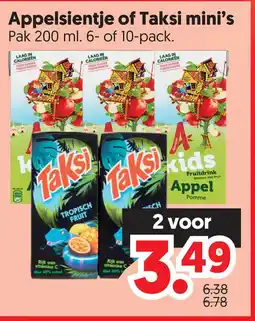 Dekamarkt Appelsientje of Taksi mini's aanbieding