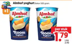 Dekamarkt Almhof yoghurt aanbieding