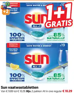 Dekamarkt Sun vaatwastabletten aanbieding
