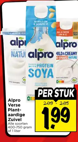Vomar Voordeelmarkt Alpro Verse Plant- aardige Zuivel aanbieding