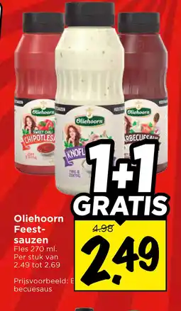Vomar Voordeelmarkt Oliehoorn Feest- sauzen aanbieding