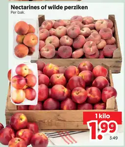 Dekamarkt Nectarines of wilde perziken aanbieding