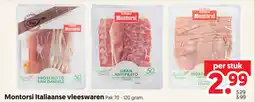 Dekamarkt Montorsi Italiaanse vleeswaren aanbieding