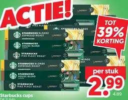 Dekamarkt Starbucks cups aanbieding