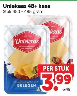 Dekamarkt Uniekaas 48+ kaas Stuk aanbieding