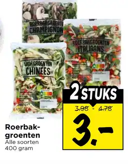 Vomar Voordeelmarkt Roerbak- groenten aanbieding