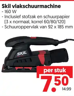 Dekamarkt Skil vlakschuurmachine aanbieding