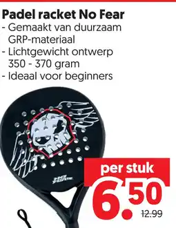 Dekamarkt Padel racket No Fear aanbieding