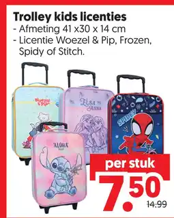 Dekamarkt Trolley kids licenties - aanbieding