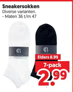 Dekamarkt Sneakersokken aanbieding