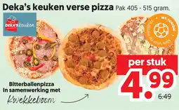 Dekamarkt Deka's keuken verse pizza aanbieding