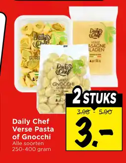 Vomar Voordeelmarkt Daily Chef Verse Pasta of Gnocchi aanbieding