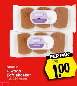 Vomar Voordeelmarkt G'woon Koffiekoeken aanbieding