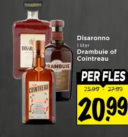 Vomar Voordeelmarkt Disaronno Drambuie of Cointreau aanbieding