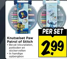 Vomar Voordeelmarkt Knutselset Paw Patrol of Stitch aanbieding