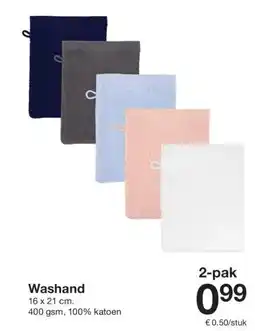 Zeeman Washand aanbieding
