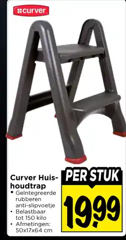 Vomar Voordeelmarkt Curver Huis- houdtrap • aanbieding