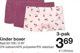 Zeeman Kinder boxer aanbieding