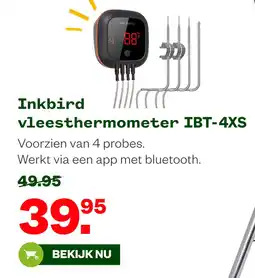 Welkoop Inkbird vleesthermometer IBT-4XS aanbieding
