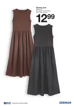 Zeeman Dames jurk aanbieding