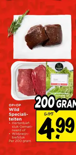 Vomar Voordeelmarkt Wild Speciali- teiten aanbieding